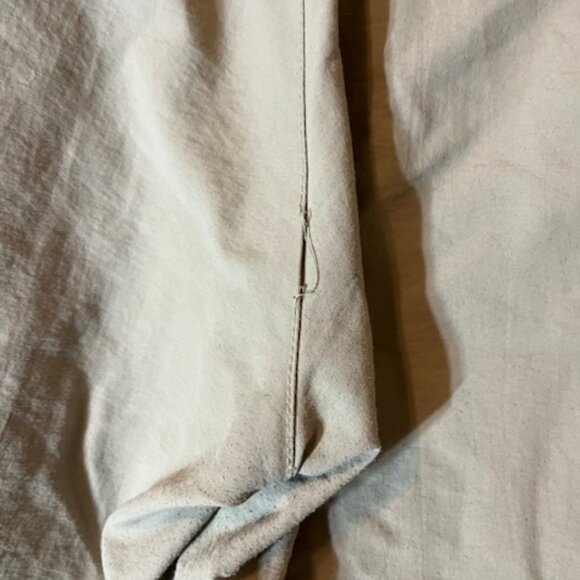 Men's Y2K Retro Maul Toggle Zip Away Cargo Khaki Shorts Lightweight Pants Sz 38 - Picture 8 of 8